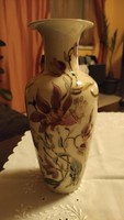 Zsolnay vase with orchid pattern