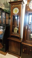 A curiosity! Three-weight, flawlessly working, antique Art Nouveau Gustav Becker floor clock
