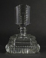 1O226 Antik csiszolt parfümös üveg 12.5 cm