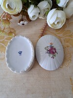 German porcelain jewelry holder - oval