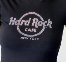 Hard Rock cafe női fekete felső, póló