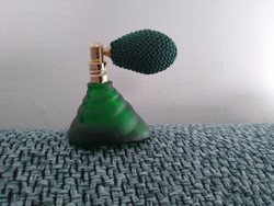 Pump perfume bottle - green
