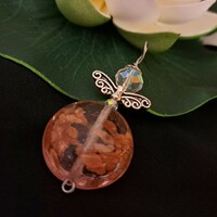 Murano glass angel pendant 4 cm