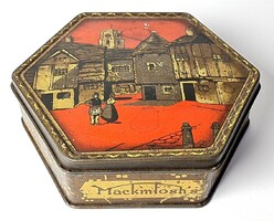 Nagyon ritka Mackintosh's pléh doboz, a múlt század elejéről