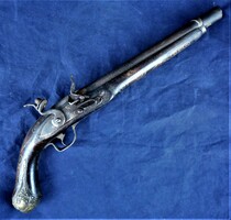 Front-loading, flintlock pistol, copy, decorative object approx. 1900!!!