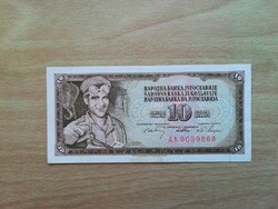 Jugoszlávia 10 Dinar 1968