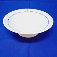 Ritka! DDSG (Első Duna-Gőzhajózási Társaság) Monarchia talpas porcelán tányér Joseph Böck Wien