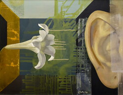 Záborszky viola (1935 - 2008) trumpet flower and auricle 1974