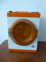 PIKO játék mosógép,ritka narancssárga színben