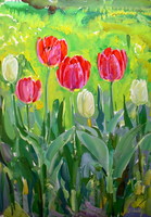 Viola Záborszky (1935 - 2008) tulips