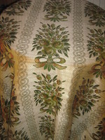 Beautiful woven floral blackout curtain