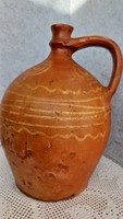 Antique ceramic jug, with minor scratches, 30 cm, 2310 gr, circumference 67 cm