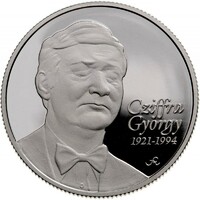 7.500 Ft Ezüstemlékérem 2021 Cziffra György  12.5 gr 30 mm Zárt bontatlan kapszulában