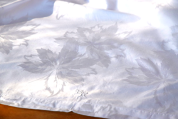 Old antique art deco silk damask duvet cover pair never used bedding set 190 x 125