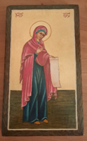 Pokomándy Zsuzsanna   ikon, viaszpecséttel