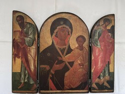Szárnyas ikon falra is és asztalra is tehető.