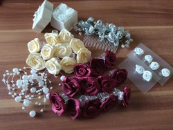 Pink wedding/occasional hair accessories