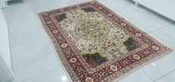 3327 Pakisztáni Állatfigurás Kézi Gyapjú Perzsa Szőnyeg 136X180CM INGYen futárral