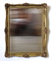 1N311 Antik nagyméretű Blondel tükör 122.5 x 95 cm