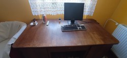 Szecessziós fa íróasztal