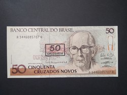 Brazil 50 cruzeiros 1990 unc