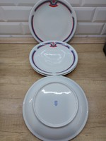 Alföldi porcelán Art deco lapos tányérok