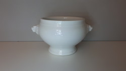 Régi hibátlan oroszlánfejes Schönwald porcelán leveses tál