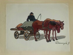 DINNYÉS FERENC (1886-1958) eredeti festmény garanciával
