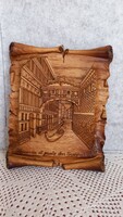 Venice Bridge of Sighs resin mural with relief pattern, 19 x 14.5 cm