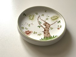 FESTETT HOLLÓHÁZI ÉKSZERTARTÓ PORCELÁN TÁL 16.5 CM