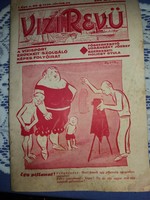 Antik 1930. I. évfolyam 25.szám -július 6." VIZI REVÜ " Vizi sportok magazin újság a képek szerin