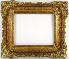1O311 antique gilded blondel frame 25 x 30 cm