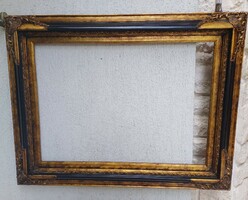 Gyönyörű fekete arany kèpkeret ,tükör keret,fesrmèny keret 50 x70 cm