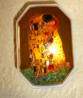 HUMMEL-GOEBEL Gustav Klimt szecessziós festménye alapján   doboz 13 cm X 8 cm
