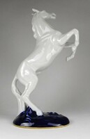 1N925 royal dux crouching porcelain horse statue 31 cm