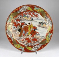 1M254 antique large Chinese porcelain bowl decorative bowl 30 cm