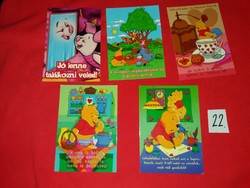 Retro képeslapcsomag 5 db postatiszta MICIMACKÓ Disney humoros GYÁRI ÁLLAPOT 22