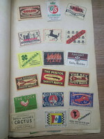 Nagyon Ritka hatalmas régi Gyufacímke gyűjtemény 1950-60-as évekből