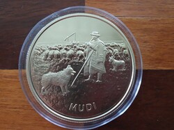 Magyar Vadászkutyák sorozat Mudi 2000 ft színesfém érme 2022