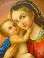 MADONNA OLAJ FESTMÉNY 1800 KÖRÜL