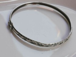 Silver bracelet with old clasp
