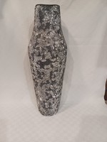 Iparművészeti samott váza/ padló váza