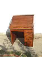 American shuttered desk with oak