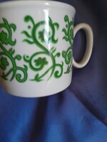 Zsolnay Zöld motivumos csésze 2 dl