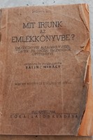 EMLÉKVERS-Könyvecske 1944-ből