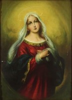 1O333 innocent Ferenc (1859-1934) : Virgin Mary 122 x 96 cm