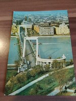 Budapest, view from Gellért Hill, postal clean