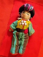 Antique rag canvas wire frame doll ali doll in the condition shown in the pictures and needs cleaning! 23 cm