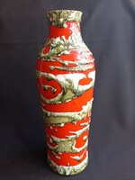 Mid Century - Fat lava - kerámia váza 30 cm