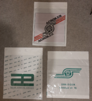3 db Agroker retro reklám logós nylon szatyor táska